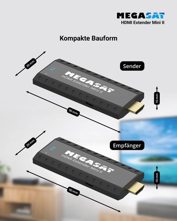 Actual product image Megasat Mini II HDMI Extender (30 m)