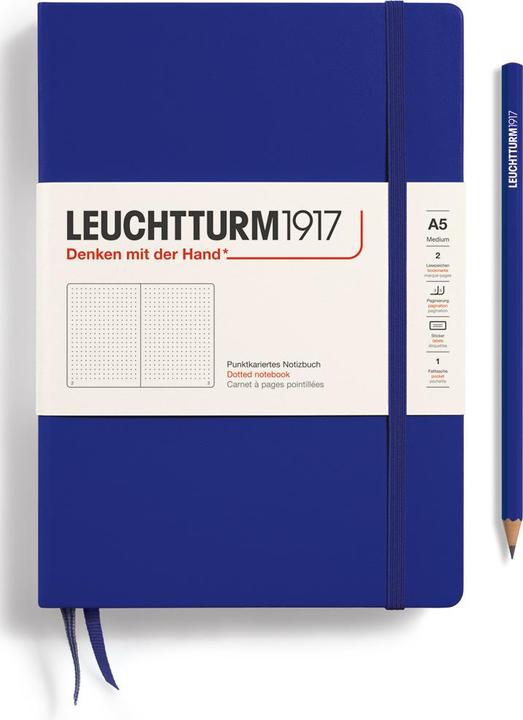Image du produit Leuchtturm1917 Carnet de notes Medium Hardcover (145 x 210 mm, Pointillés, Couverture rigide)
