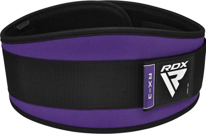 Actual product image Rdx Weight Lifting Belt Eva Curve Rx3 Purple-M (M)