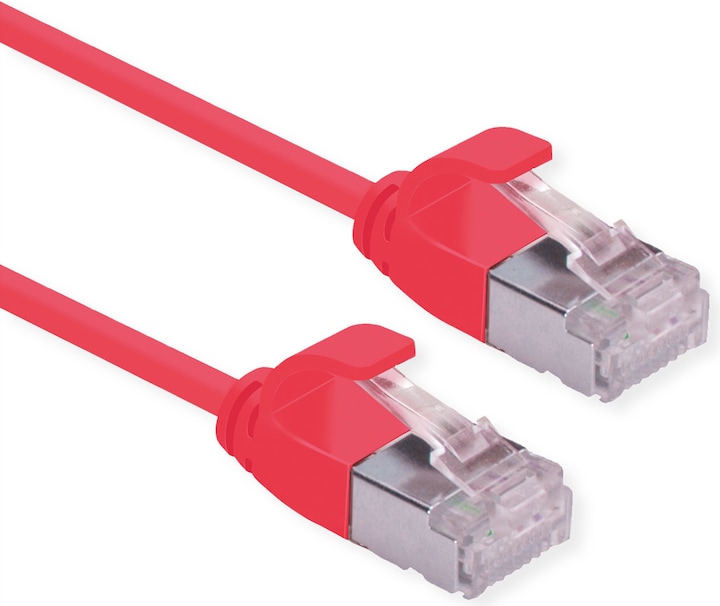 Productafbeelding Roline U/FTP DataCenter patchkabel Cat.6A (klasse EA), LSOH, slank (U/FTP, CAT6a, 1 m)