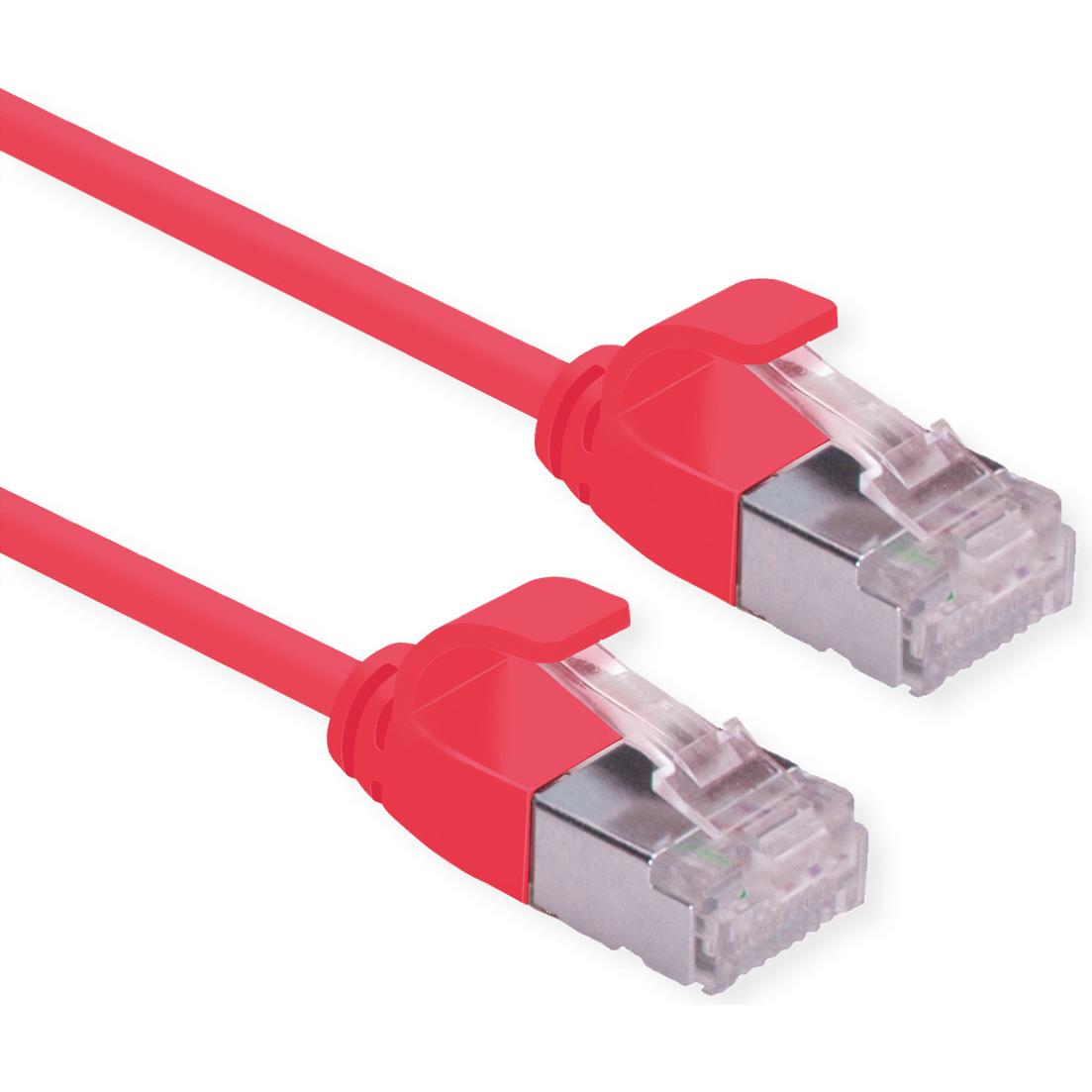 Roline U/FTP DataCenter Patchkabel Kat.6A (Class EA), LSOH, slim (U/FTP, CAT6a, 1 m), Netzwerkkabel