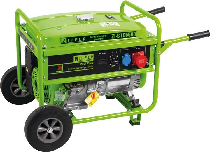 Zipper - Stromerzeuger 5000W, 230V/400V, STE5500 (5000 W, 25 l)