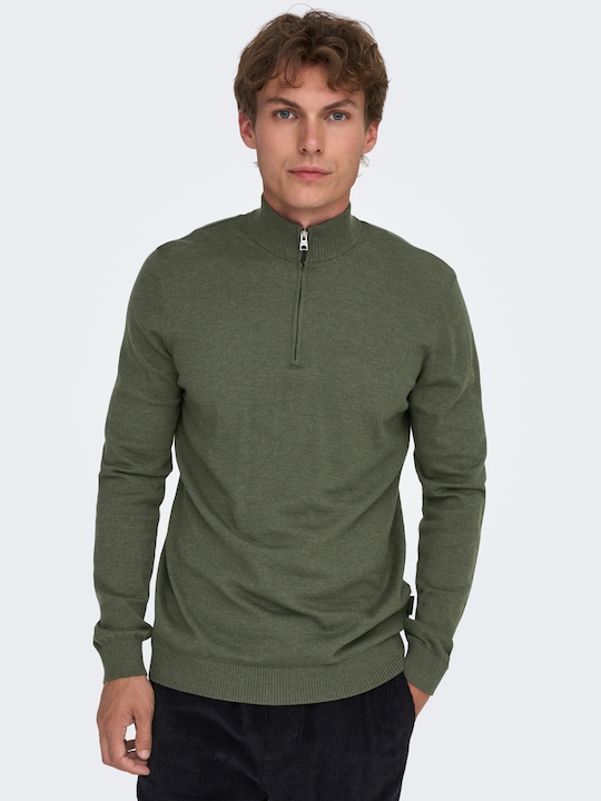 Actual product image Only & Sons Regular fit round neck pullover knitted jumper (S)
