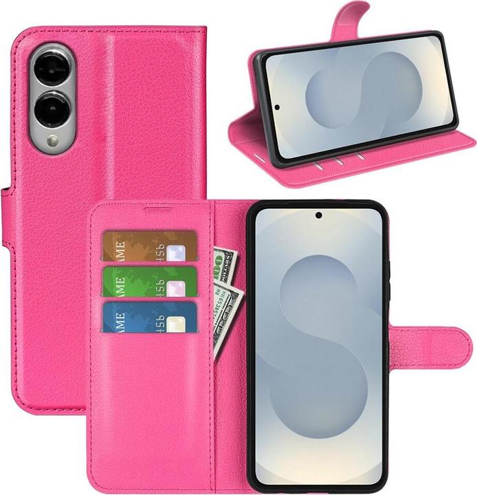 Produktbild Cover-Discount Galaxy S25 Edge - Leder Etui Hülle (Samsung Galaxy S25 Edge)