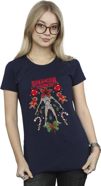 Produktbild Netflix Stranger Things Christmas Demogorgon TShirt (L)