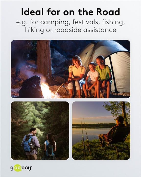 Actual product image Goobay LED camping lamp High Bright 250