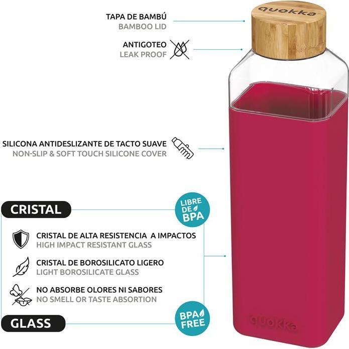 Produktbild Quokka Storm 700 ml - Glas Trinkflasche (0.70 l)