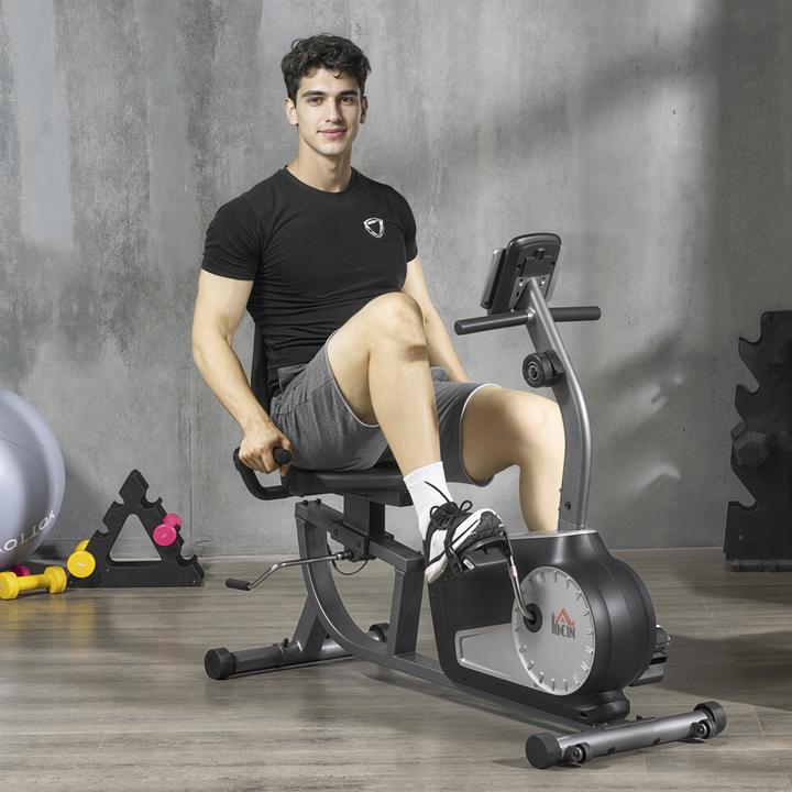 Actual product image Homcom Fitness bike with LCD screen