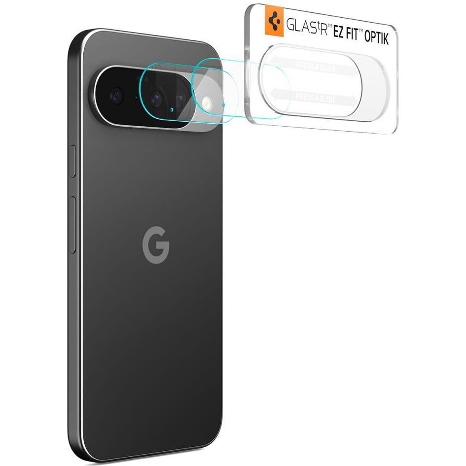Spigen - Optik.tR Camera Glass (2 pack) - Google Pixel 10 - Crystal Clear (Google Pixel 10), Pellicola protettiva smartphone, Trasparente