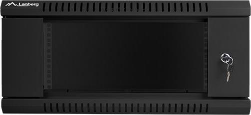 Image du produit Lanberg Rack mural 19" 4UH 600x600mm noir (4 HE, Rack 19 pouces)