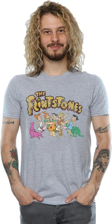 Produktbild The Flintstones Group Distressed TShirt (XL)