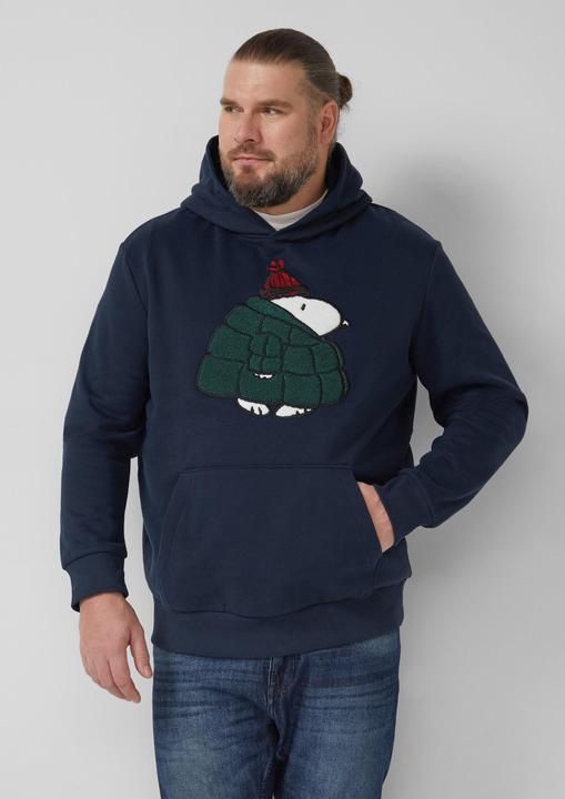 Produktbild s.Oliver Sweatshirt Kapuzen-Sweatshirt mit Peanuts®-Artwork (5XL)