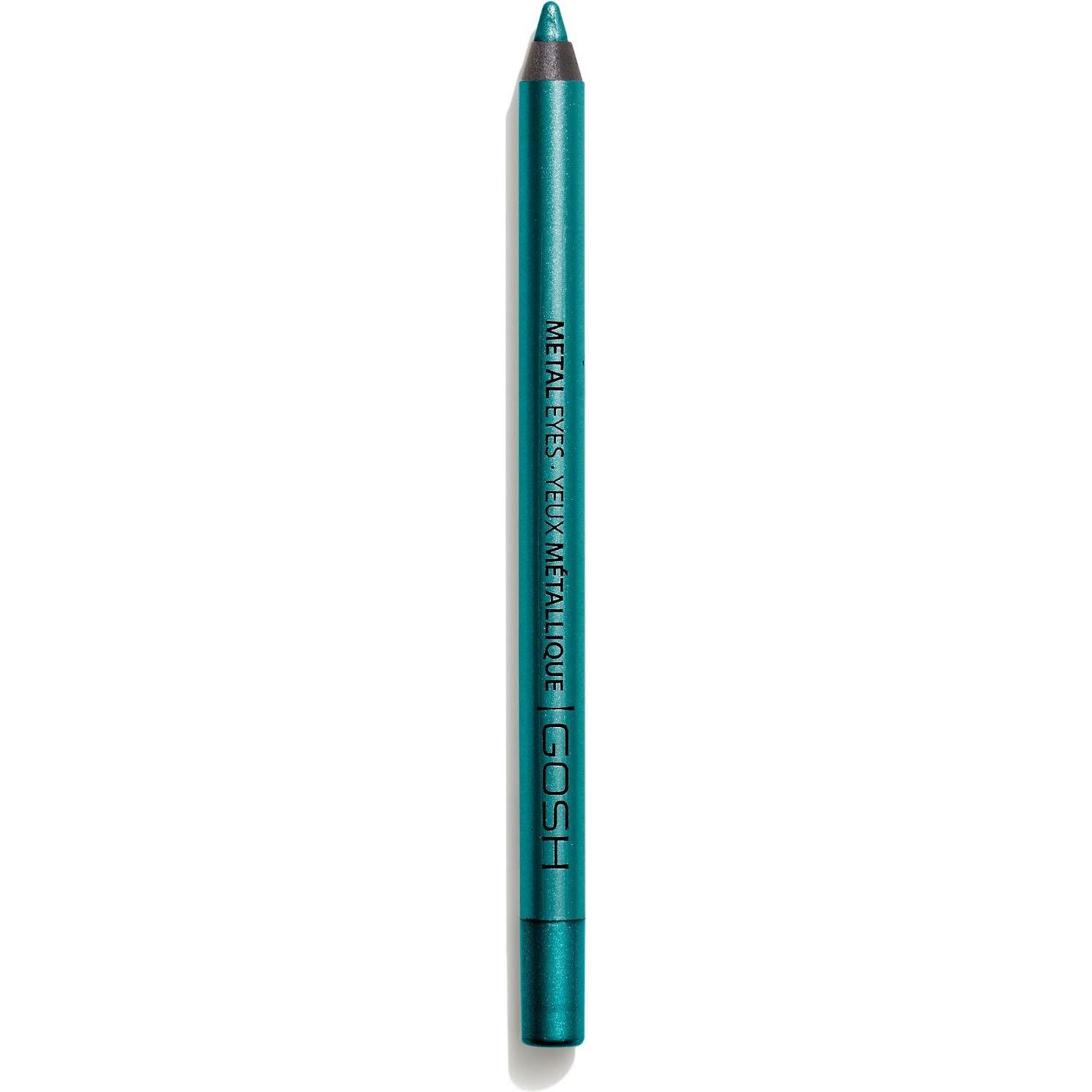 Gosh, Eyeliner + Kajal, METAL EYES waterproof eyeliner #005-turquoise 1,2 gr (005)
