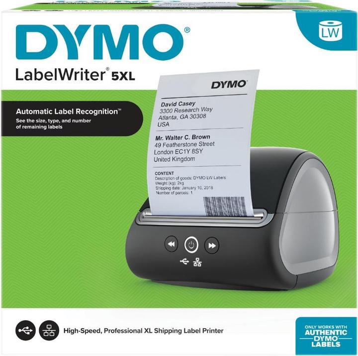 Image du produit Dymo Label Writer 5xl Uk Plug (90000 dpi)