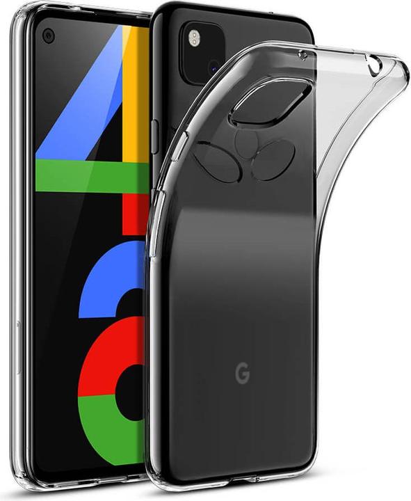 PhoneLook Hülle PIXEL 4a Gummi Silikon Gel Simple Super Clear flexibel (Google Pixel 4a)