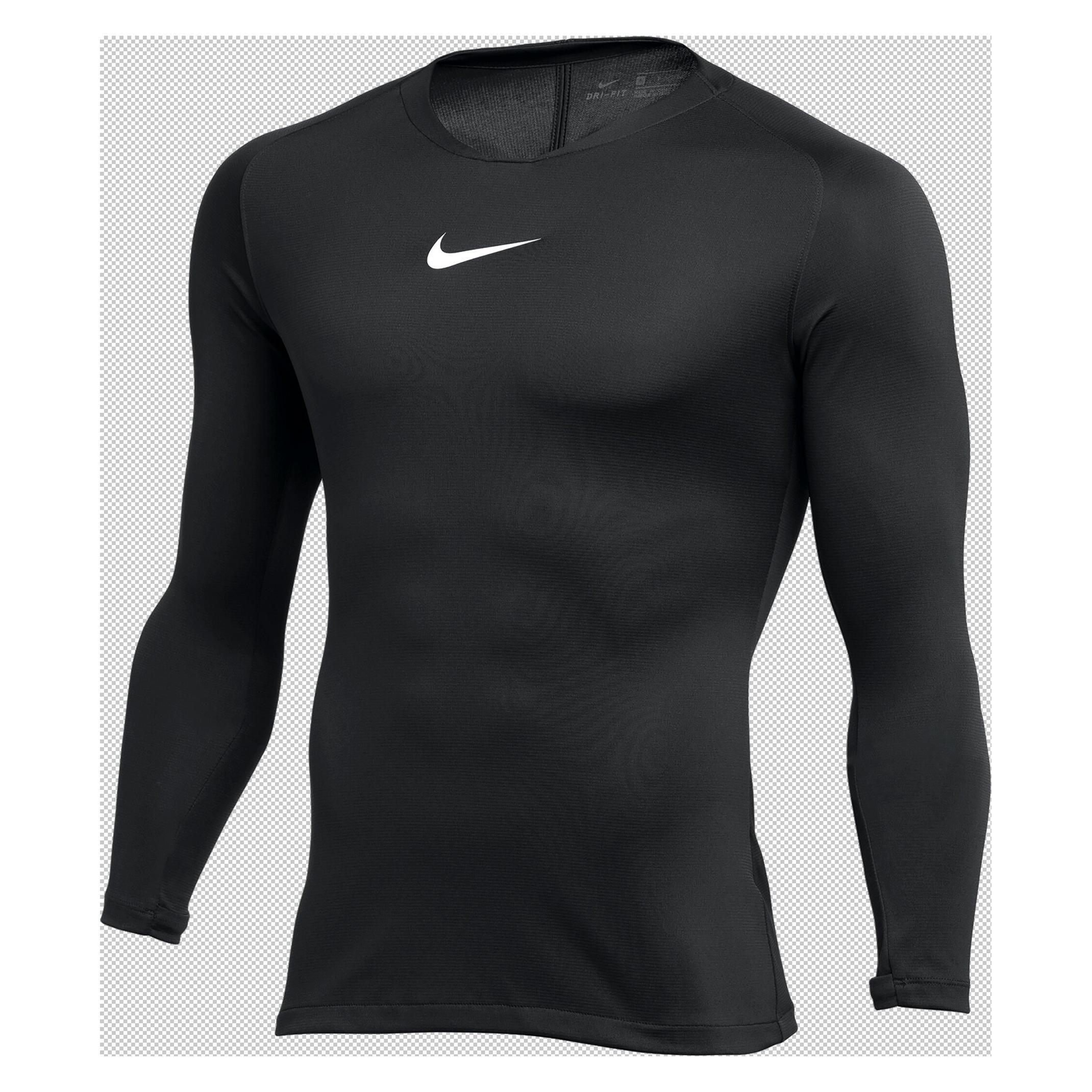 Nike, Mannen, Sportief Shirt, Dri-Fit Park First Layer Voetbalshirt Heren (M), Zwart, M