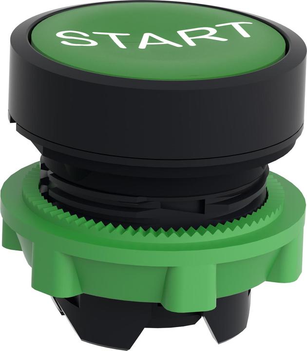 Produktbild Schneider Electric Leuchttaster grün rund 22mm IP66