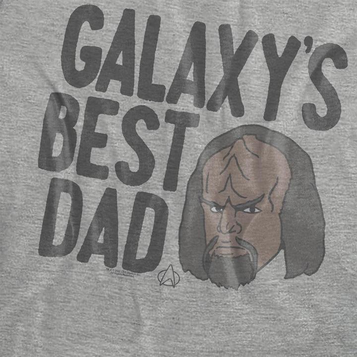 Produktbild Galaxy's Best Dad TShirt meliert (M)