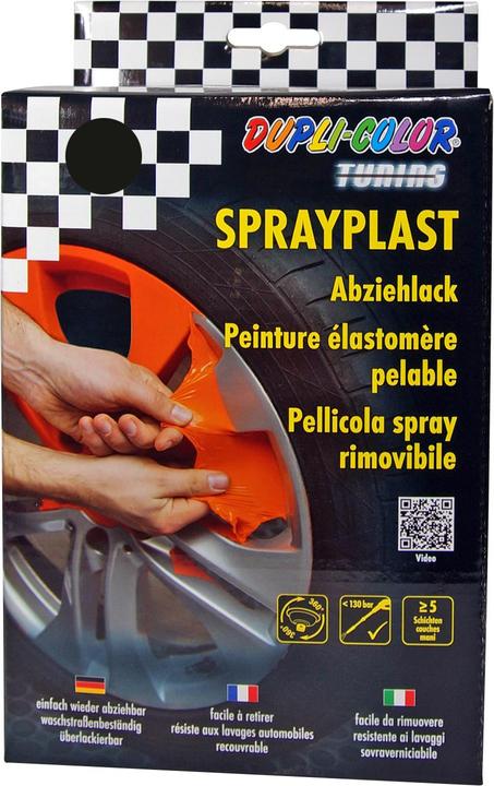 Produktbild Dupli-Color Sprayplast Set (Schwarz, 0.40 l)