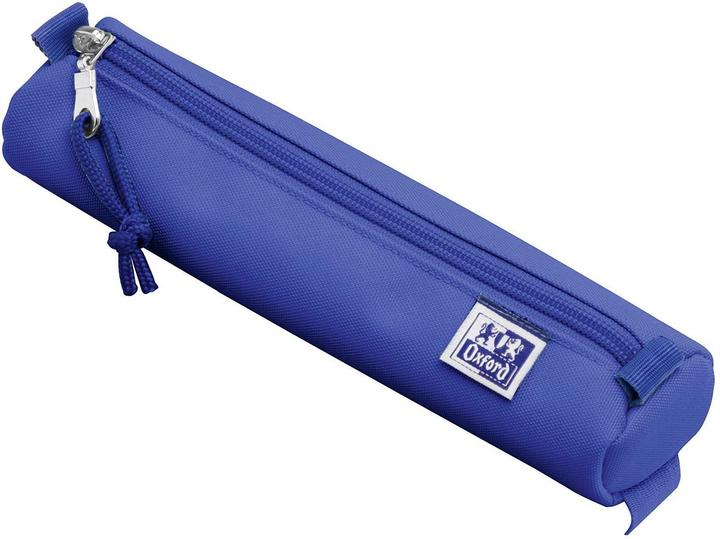 Oxford Trousse à crayons ronde petite bleue