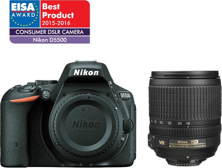 Produktbild Nikon D5500 18-105mm Kit (APS-C / DX)