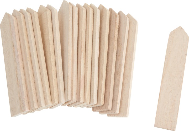 Image du produit VBS Lattes de clôture en bois, 16 pièces, environ 10,5x1,9cm