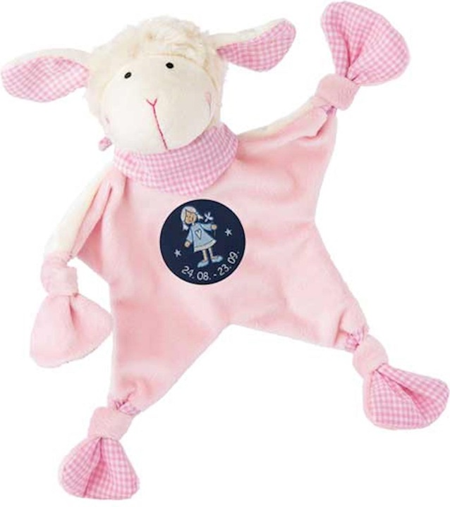Actual product image Sigikid Snuffle cloth star sign Virgo