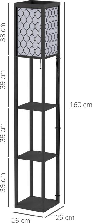 Actual product image Homcom Floor lamp (E27)