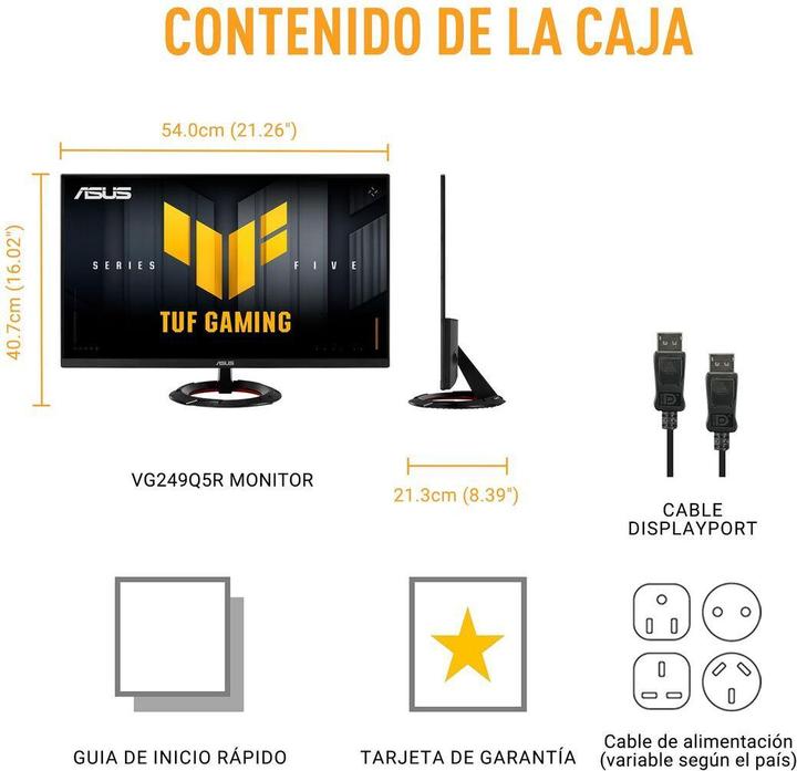 Image du produit ASUS TUF Gaming VG249Q5R (1920 x 1080 pixels, 23.80")