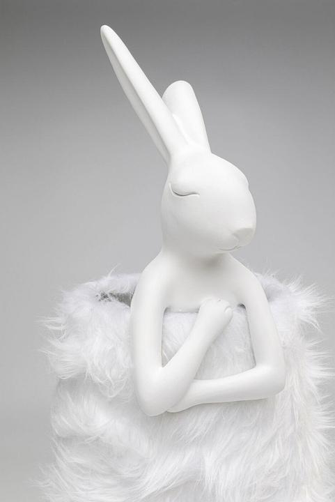 Produktbild Kare Design Tischleuchte Animal Rabbit Fur Weiss/Silber 68cm (E14)
