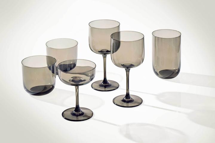 Produktbild Like. by Villeroy & Boch Like Smoke Sekt-/Champagnerschale, Set 2tlg 9x12cm (12 cl, 2 Gläser, Sektgläser)