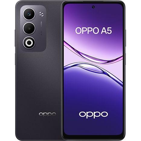 OPPO A5 (128 GB, Dark Purple, 6.67", Dual SIM, 4G), Smartphone, Violett