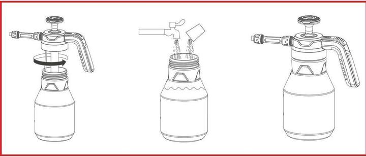 Image du produit KS Tools Pulvérisateur de mousse à pompe à pression (mousseur) (1.50 l)