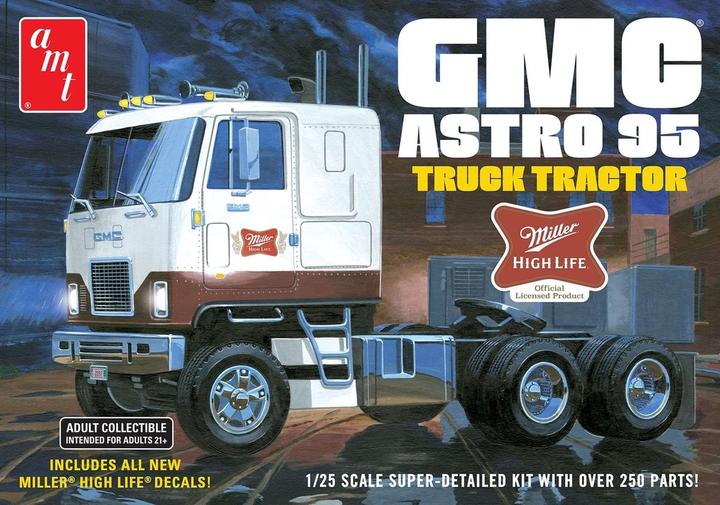 AMT GMC Astro 95 Semi Tractor (Miller Beer)