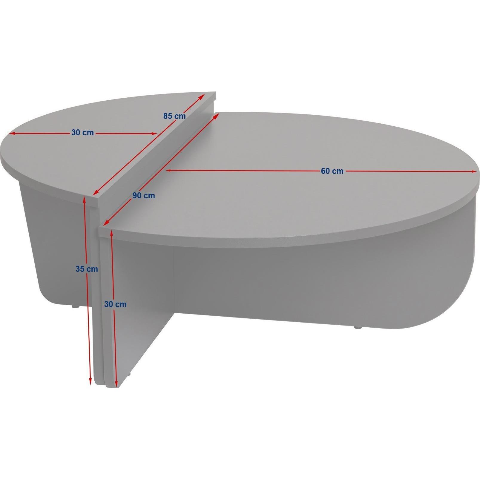 Thumbnail - Skye Decor, Couchtisch + Beistelltisch, Orion (90 x 30 x 60 cm)