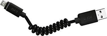 Produktbild SBS Spiral-Daten-&-Ladekabel für Micro-USB (0.50 m, USB 2.0)