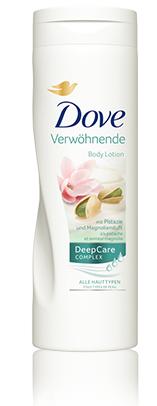 Produktbild Dove Verwöhnende Body Lotion mit Pistazie und Magnolienduft (Körperlotion, 400 ml)
