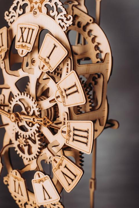Actual product image Wood Trick Pendulum Clock - Wall Clock - 3D Wooden Kit
