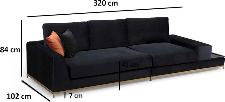 Actual product image Atelier del Sofa Danny (4-seater)