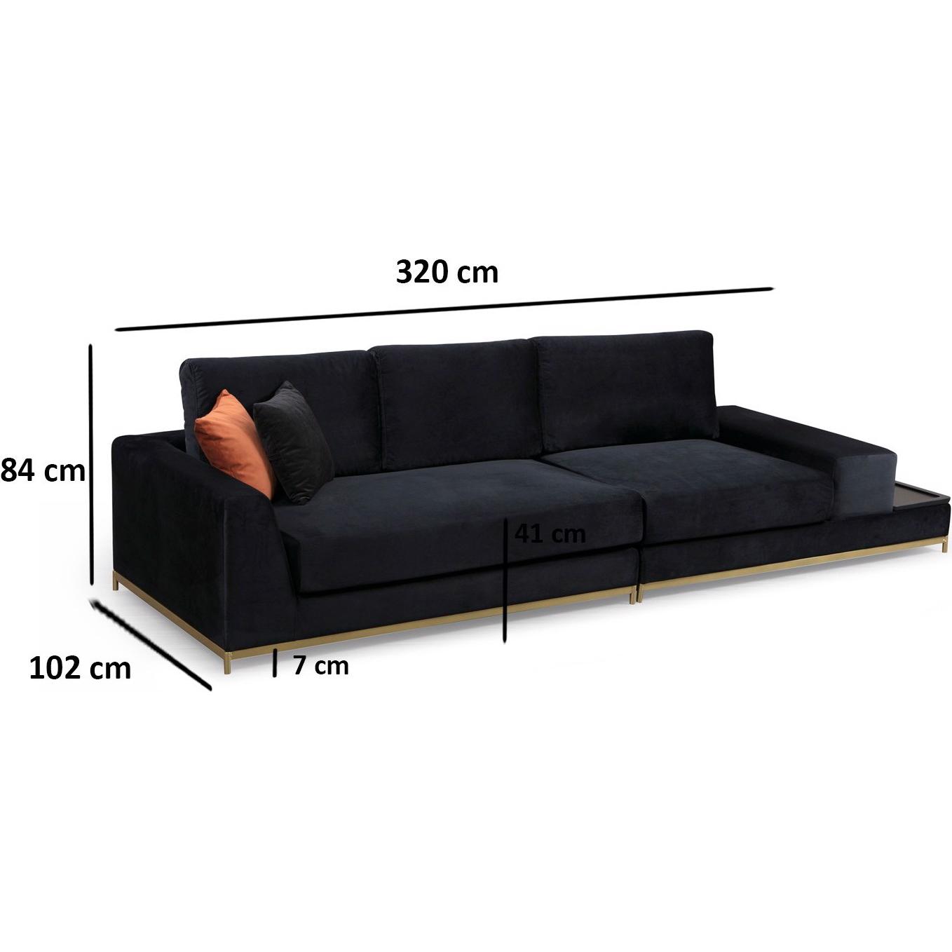 Thumbnail - Atelier del Sofa, Sofa, Danny (4-Sitzer)
