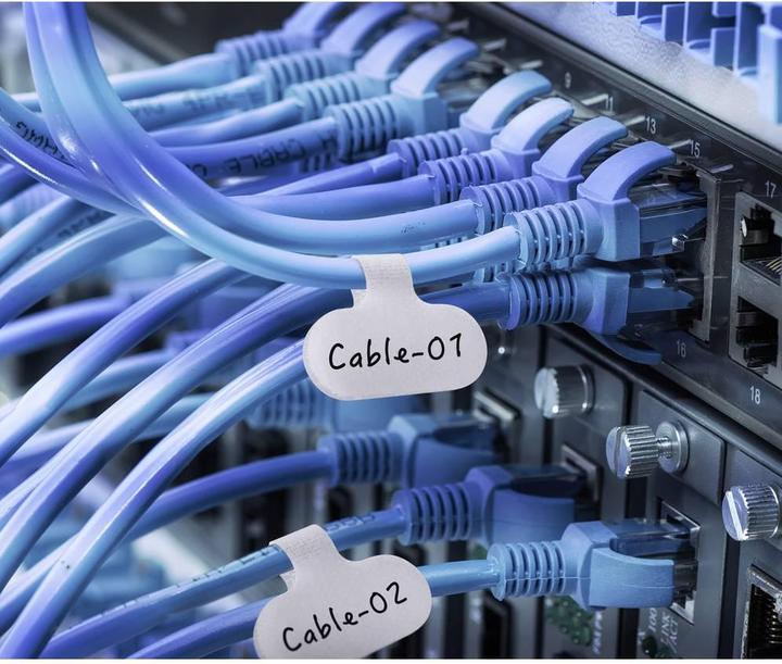 Actual product image SpeaKa Professional Kabelmarkierungen, oval, mit Klettverschluss, 10 St