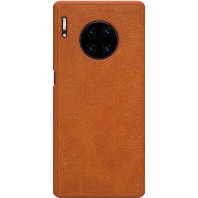 Thumbnail - Nillkin Qin Series (Huawei Mate 30 Pro), Smartphone Hülle, Braun