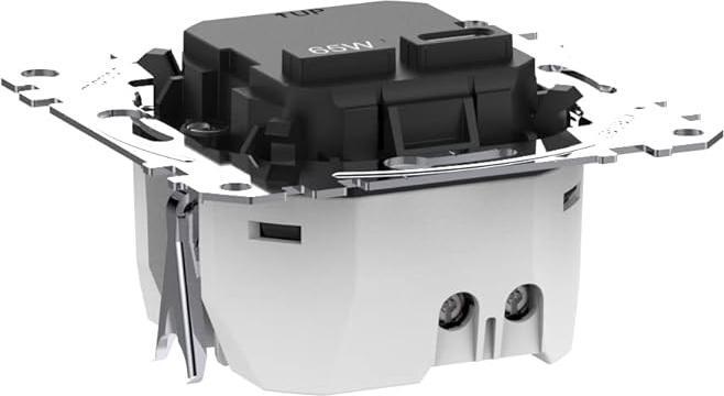 Produktbild Merten MEG4366-0130 USB-Ladeeinsatz Typ 1x USB C mit Power-Delivery - USB Typ C - Noteb