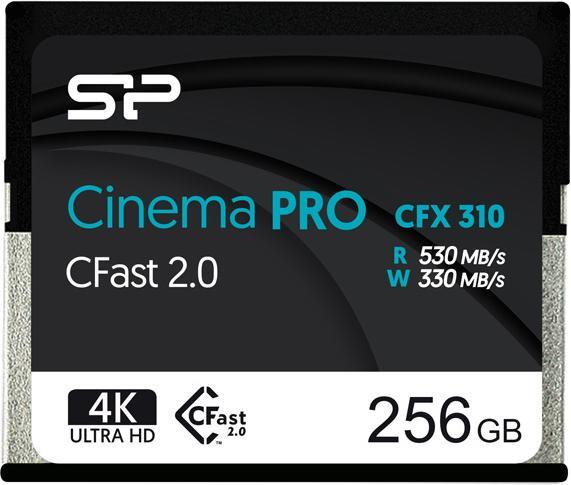 Silicon Power Speicherkarte, CFast, 256GB, 530MB/s, 450MB/s, Schwarz (256 GB, CFast 2.0)