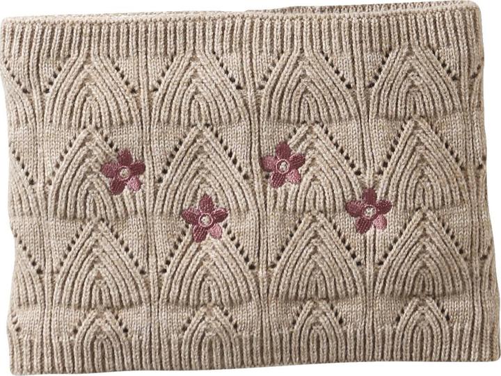 Actual product image Vertbaudet Mädchen Set: Mütze, Snood & Fäustlinge mit Lochmuster und Stickereien (104, 116)