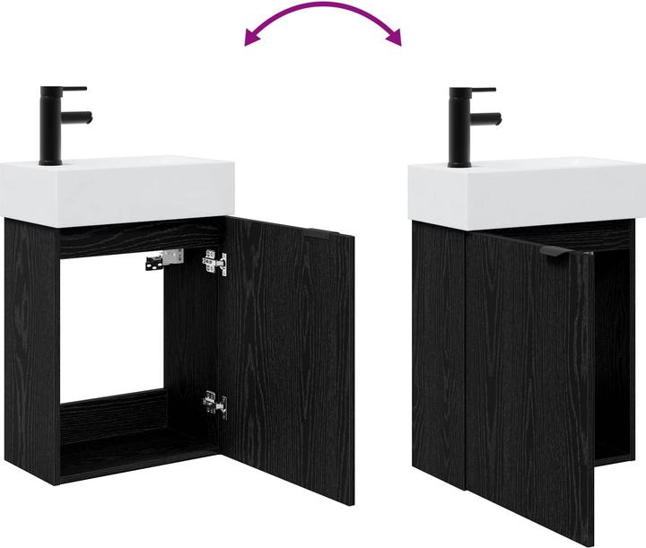 Produktbild vidaXL Badezimmerschrank (45.50 x 22.50 x 84 cm)