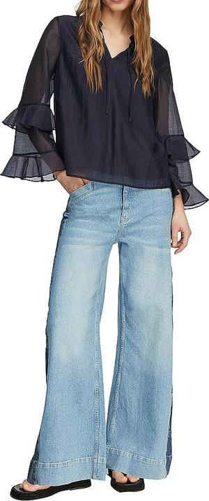 Immagine prodotto Comma Bluse Feminine Lyocell-Voile-Bluse mit Trompetenärmeln (34)