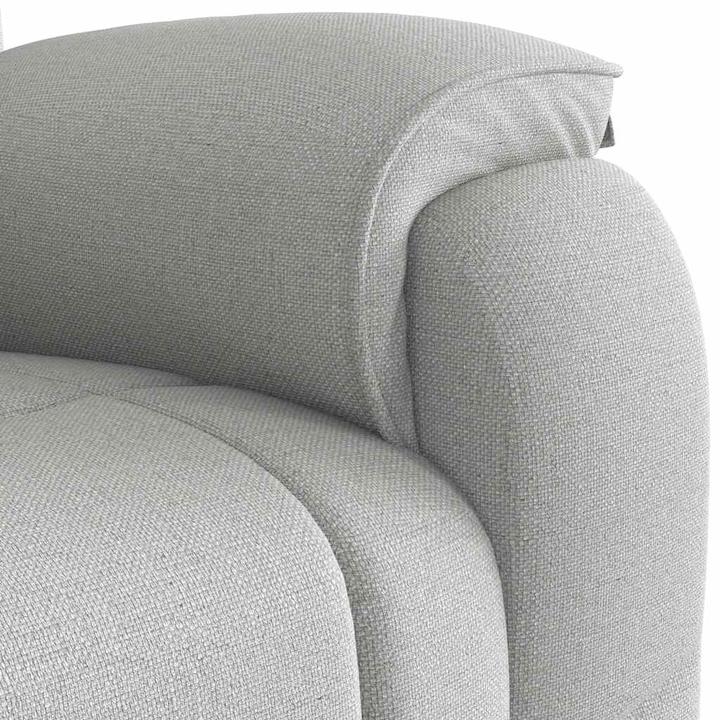 Immagine prodotto VidaXL Poltrona massaggiante in tessuto cloud grey poltrona TV massaggiante
