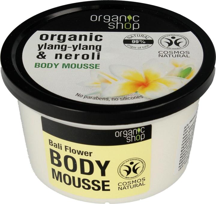 Organic Shop Organic Ylang-Ylang & Neroli Body Mousse Mousse To Body Balinese Flowers 250Ml (Körpercreme, 250 ml)