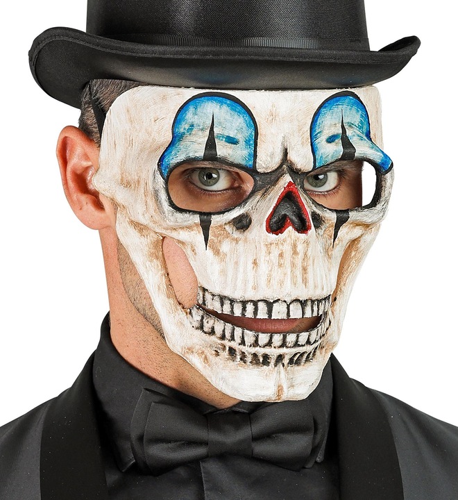 Produktbild Widmann Commedia Dell'Arte Maske Totenkopf Clown